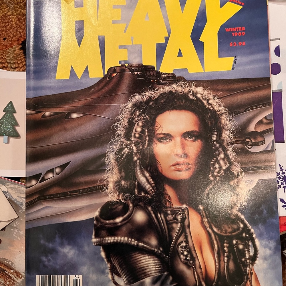 Heavy Metal winter 1989 Illustrated Fantasy magazine